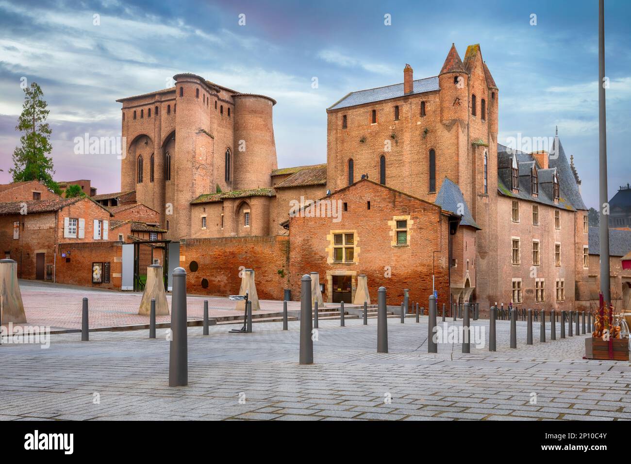 Berbie Palace (Palais de la Berbie) - former Bishop Palace in Albi, France Stock Photo