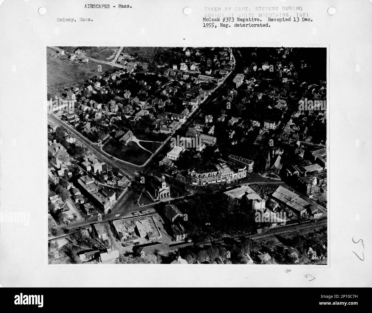 Massachusetts Quincy, Aerial Photograph Stock Photo Alamy