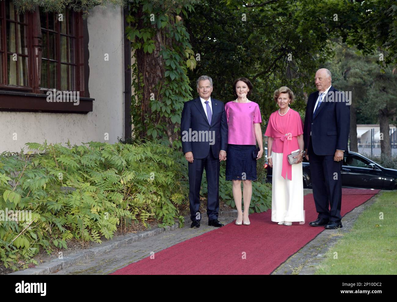 President Of Finland Sauli Niinist, Left, And His Wife Jenni Haukio ...