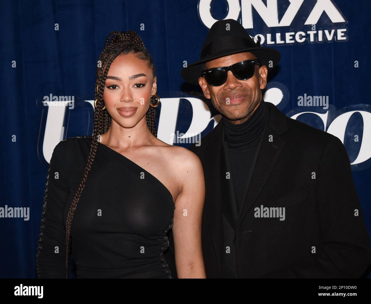 02 March 2023 - Bevrly Hills, California - Bella Harris and Jimmy Jam