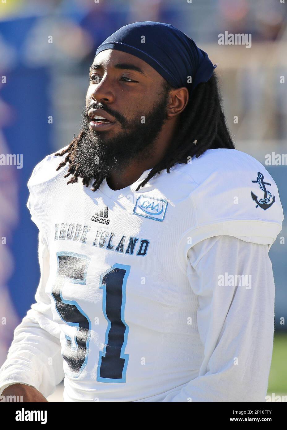 3 Sep 2016: Rhode Island Rams running back Harold Cooper (2) during the  NCAA football season opener between the Rhode Island Rams and Kansas  Jayhawks at Kivisto Field at Memorial Stadium in