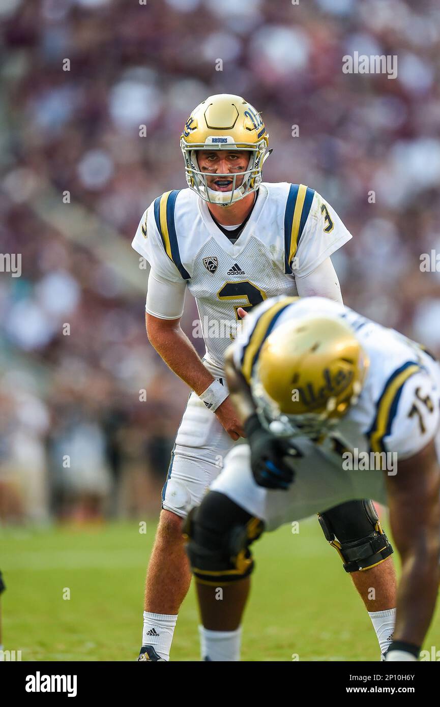September 3, 2016: UCLA Bruins quarterback Josh Rosen (3) during the ...
