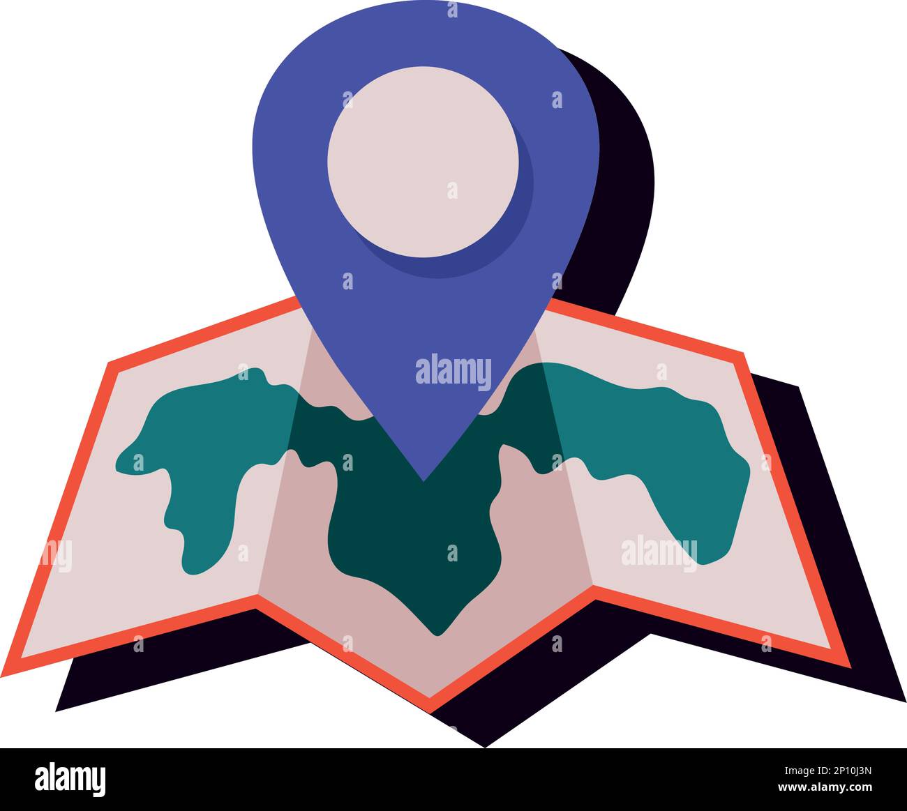 paper map guide Stock Vector Image & Art Alamy