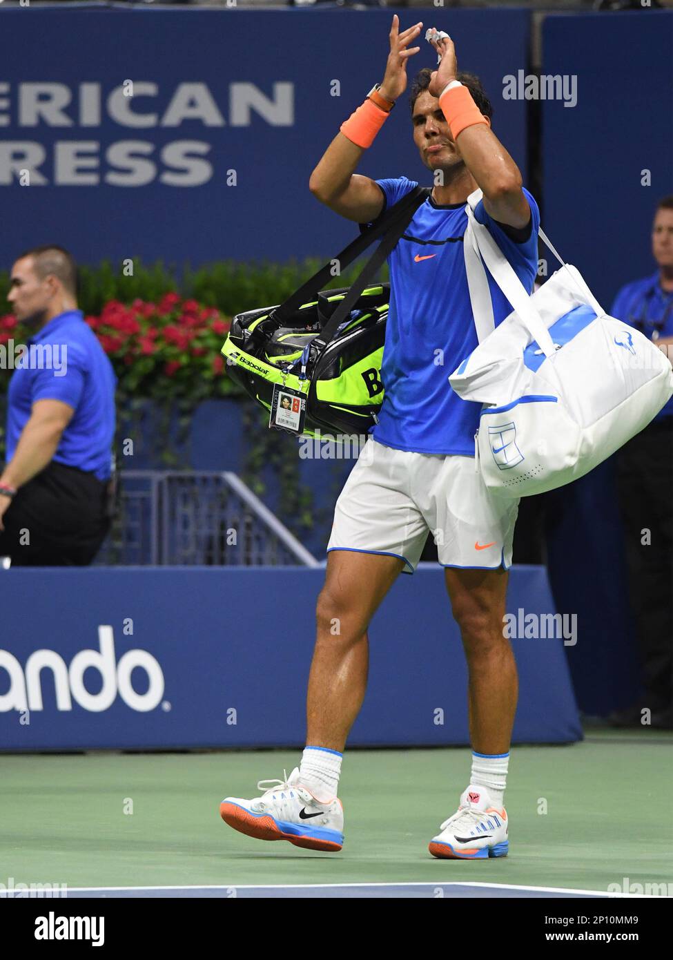 September 4 2016Rafael Nadal ESP leaving the court after