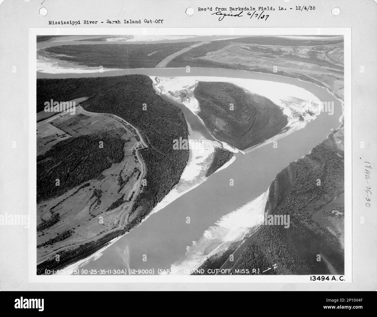 Mississippi Mississippi River, Aerial Photograph Stock Photo Alamy