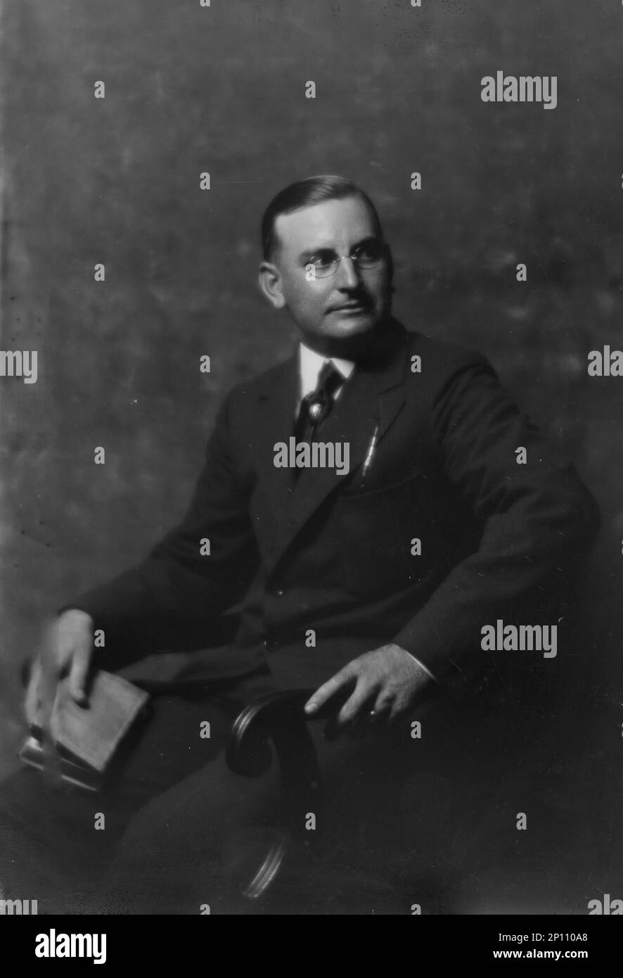 Cassidy, John H., Mr., portrait photograph, 1917 July. Stock Photo