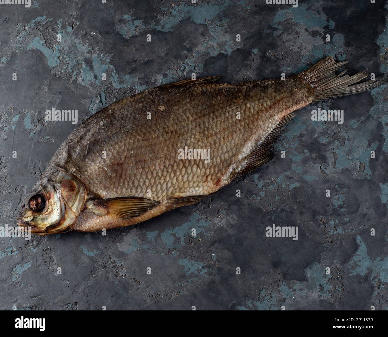 Salted dried bream fish. Fish appetizer for beer Stock Photo Alamy