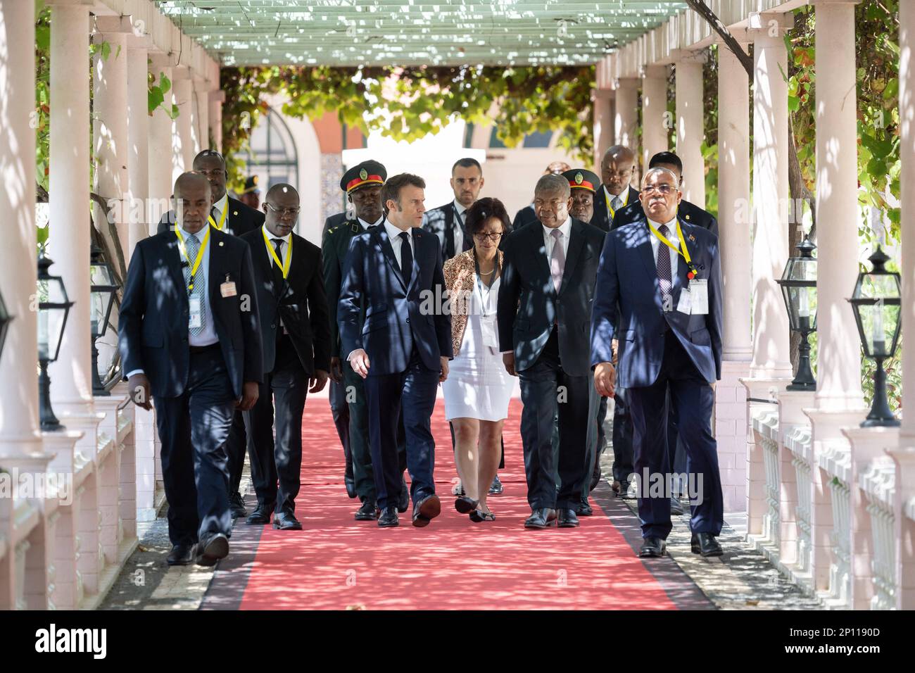 Luanda, Angola. 03rd Mar, 2023. French President Emmanuel Macron and
