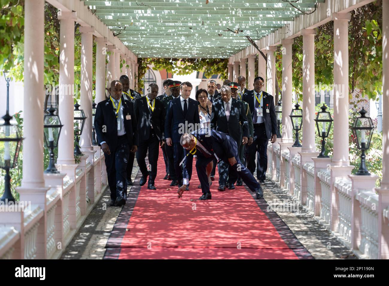 Luanda, Angola. 03rd Mar, 2023. French President Emmanuel Macron and