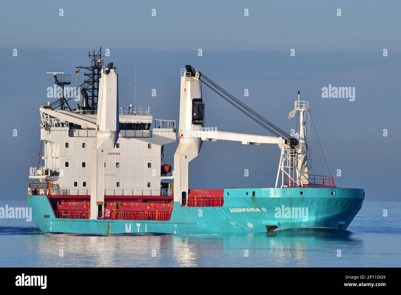 General Cargo Ship ANNAMARIA D Stock Photo