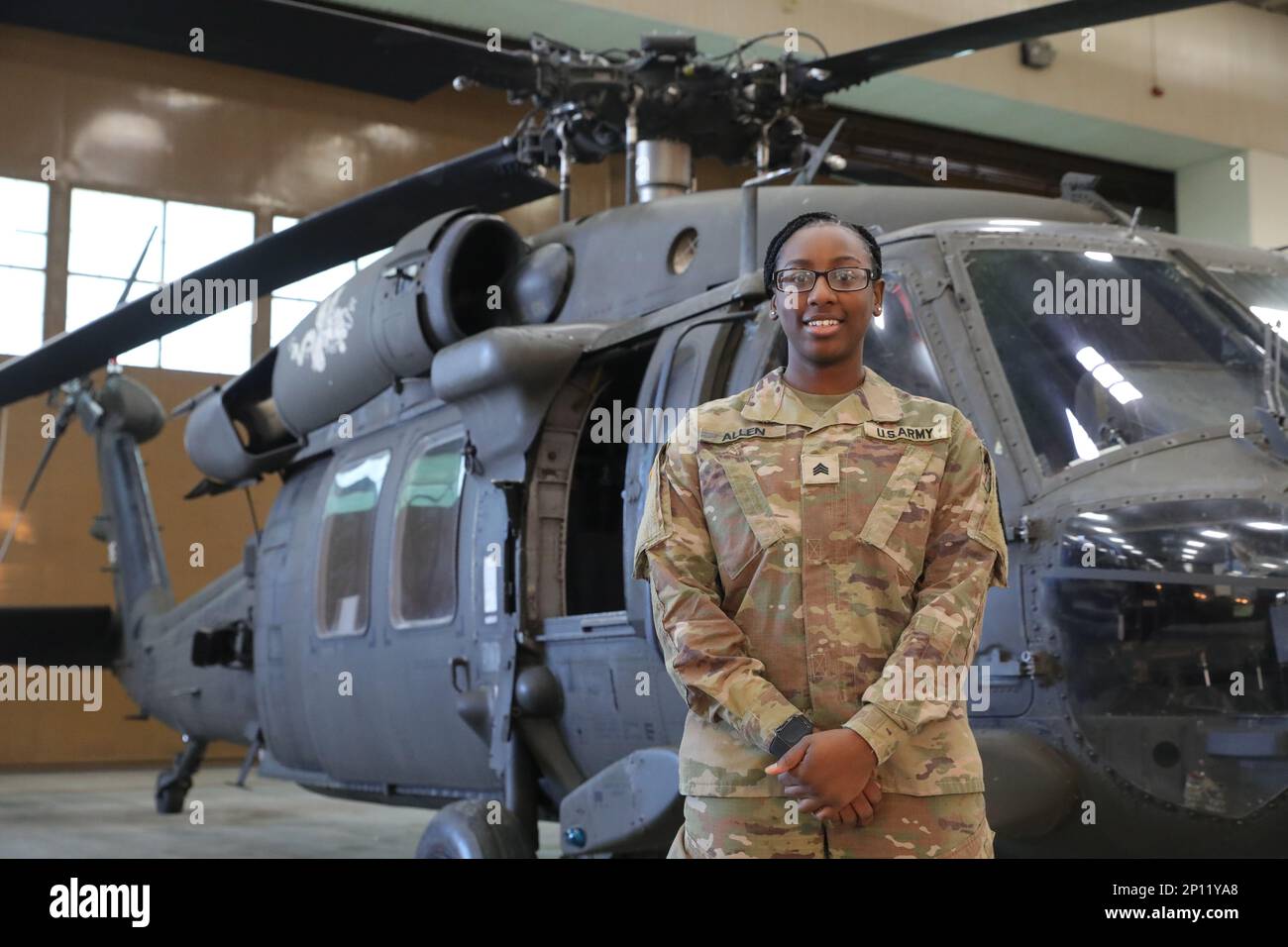 February is Black History Month and we asked our Soldiers 'Why is diversity important in the U.S. Army?'    'Diversity in our Army is important because it allows us to tap into unique experiences from individuals from different backgrounds, which can lead to more effective problem solving,' said Sgt. Jamya Allen, 92A Automated Logistical Supply Specialist, B Company, 602nd Aviation Support Battalion, 2nd Combat Aviation Brigade, 2nd Infantry Division/ROK-U.S. Combined Division from Dublin, Ohio. 'This helps us to better accomplish our missions. Diversity promotes inclusivity and fosters a posi Stock Photo