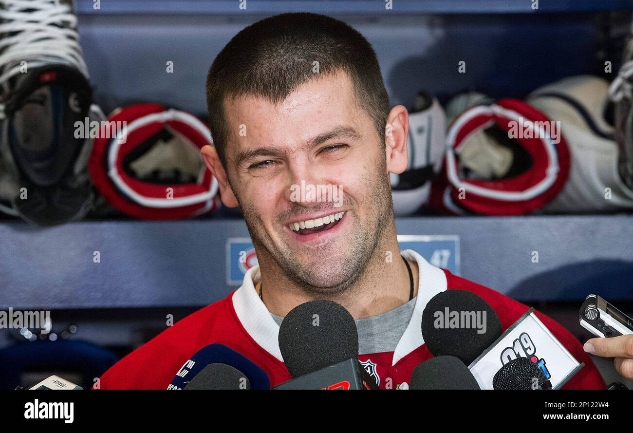 Newly Acquired Montreal Canadiens Nhl Hockey Team Forward Alexander