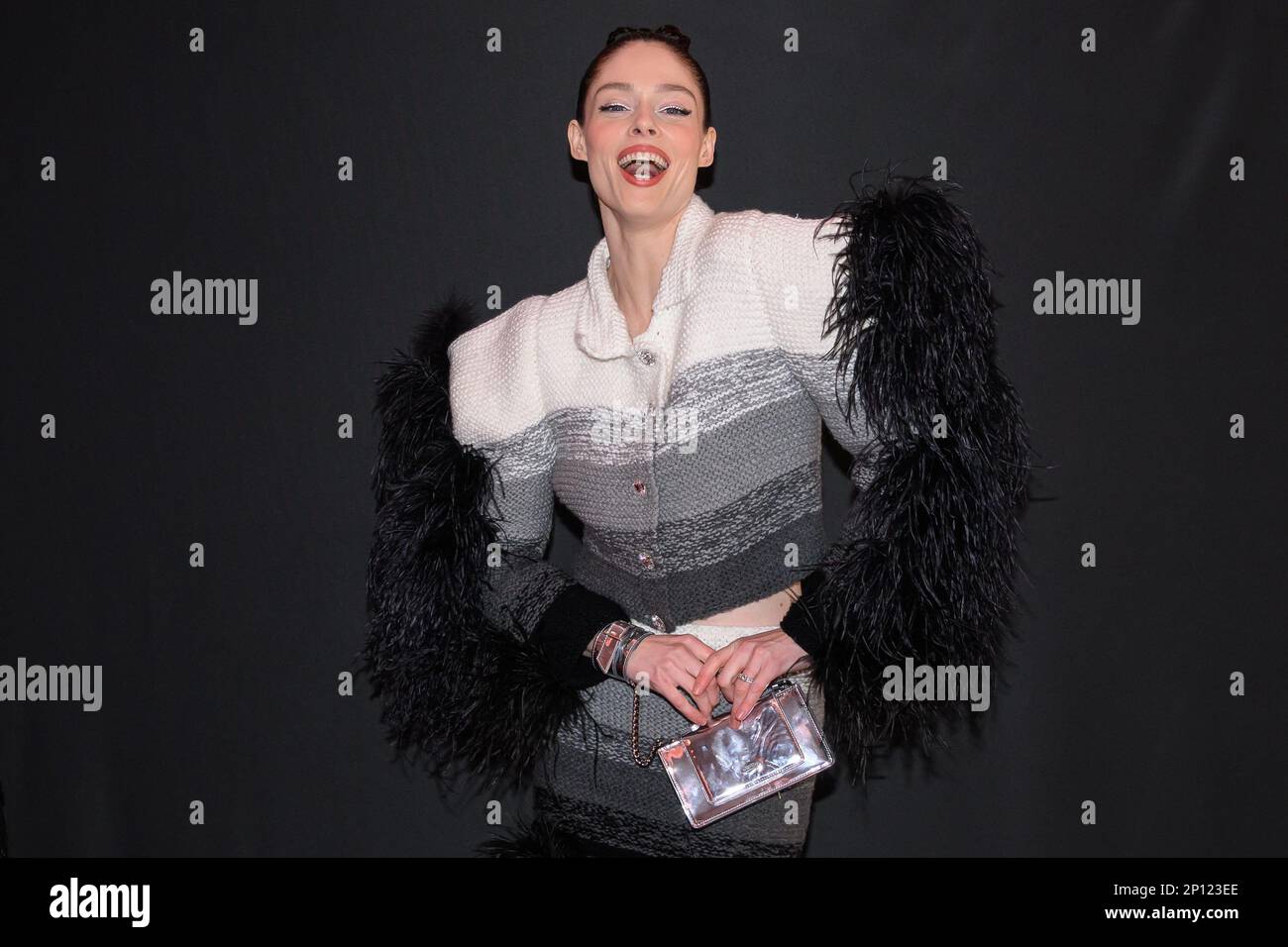 Paris, France. 03rd Mar, 2023. Coco Rocha attends the Maison Ernest