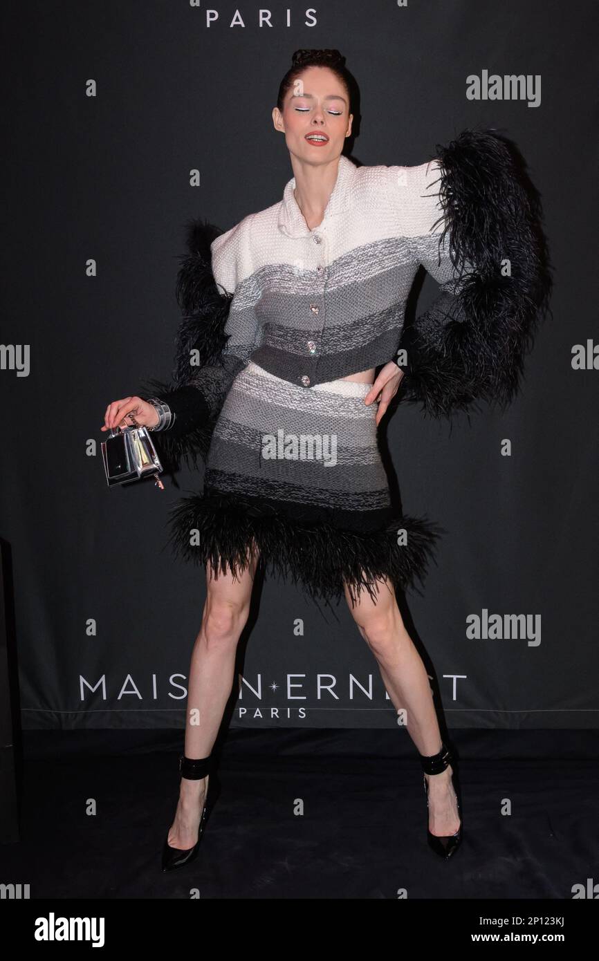 Paris, France. 03rd Mar, 2023. Coco Rocha attends the Maison Ernest