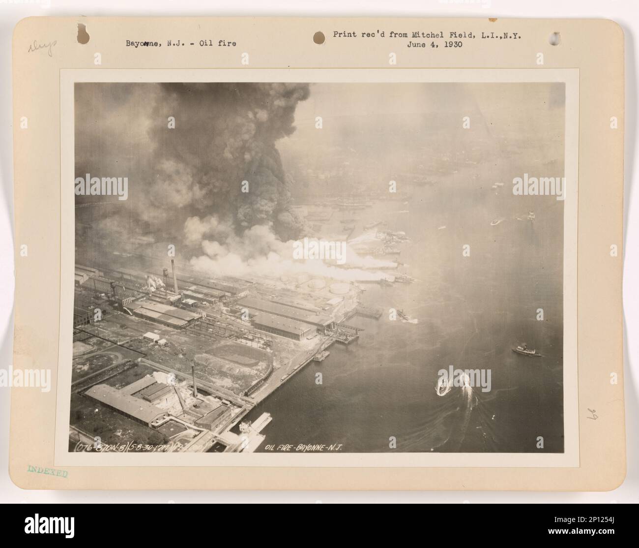 New Jersey Bayonne, Aerial Photograph Stock Photo Alamy