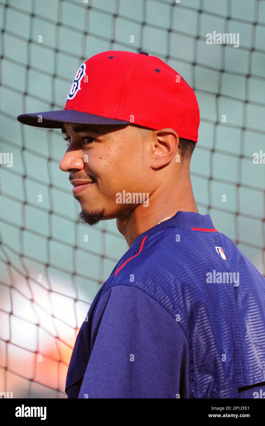 17 August 2016 Boston Red Sox right fielder Mookie Betts (50) takes