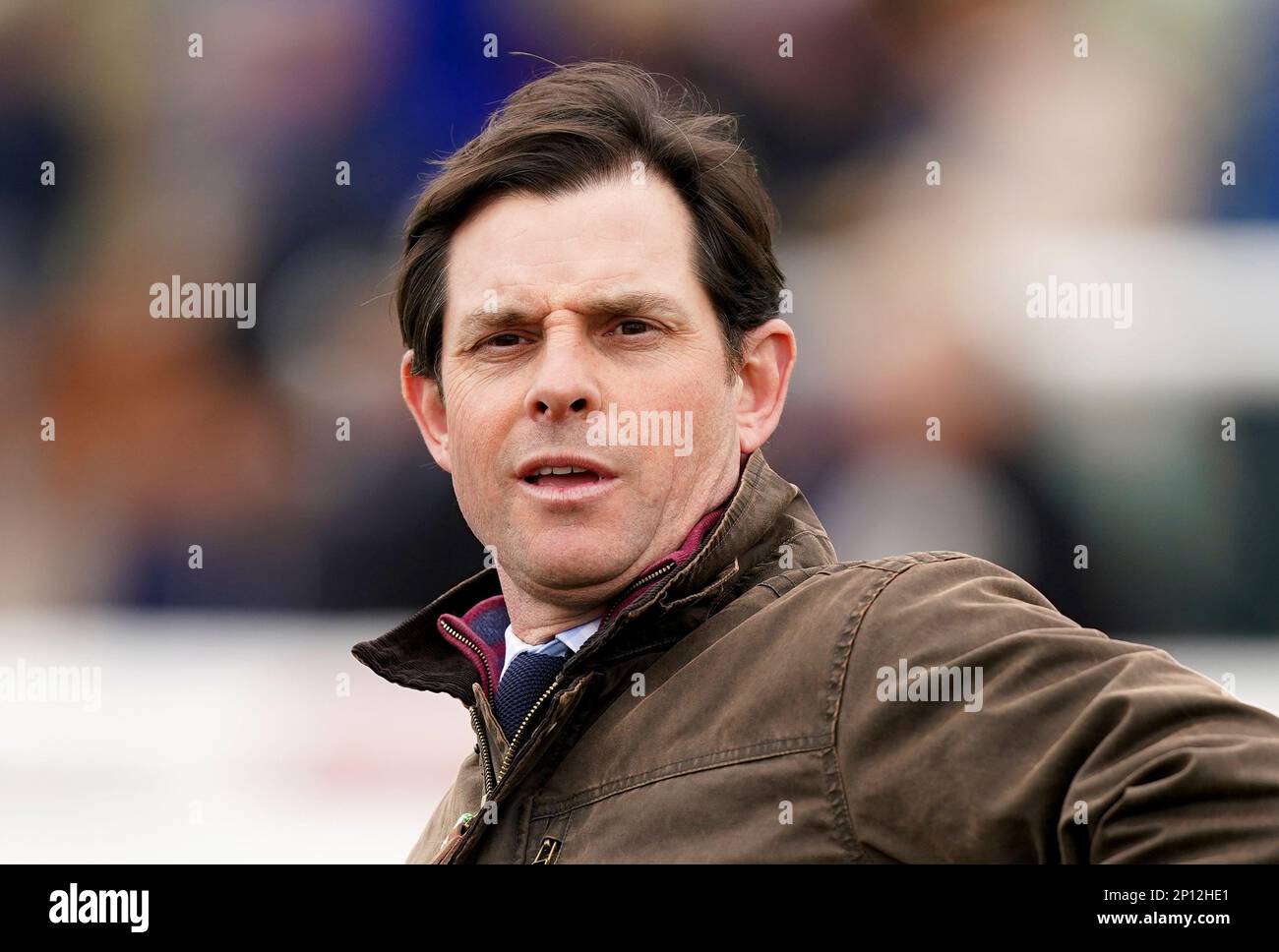 Trainer Noel Williams at Doncaster Racecourse. Picture date: Friday March 3, 2023 Stock Photo 