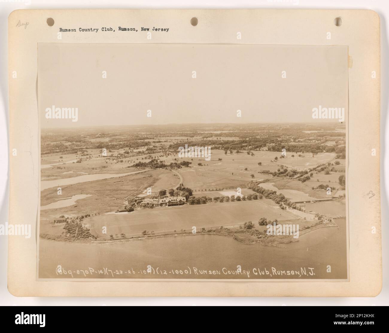 New Jersey Rumson, Aerial Photograph Stock Photo Alamy