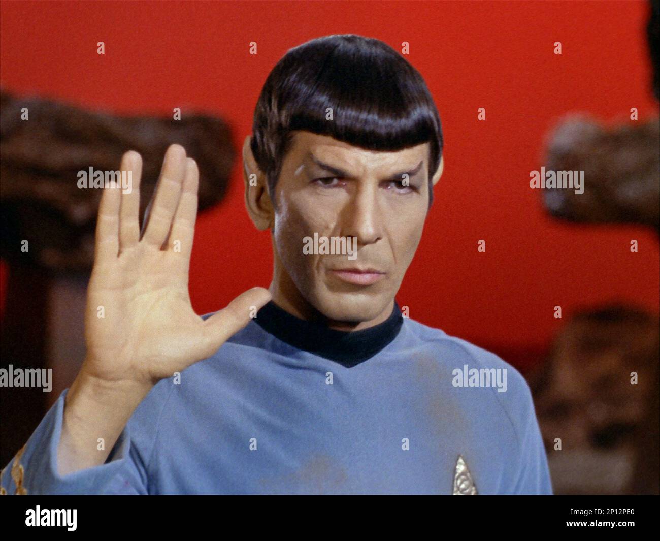 Star Trek  Leonard Nimoy as Spock Stock Photo