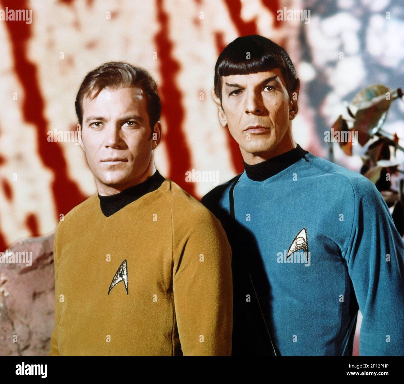 Star Trek  William Shatner & Leonard Nimoy Stock Photo