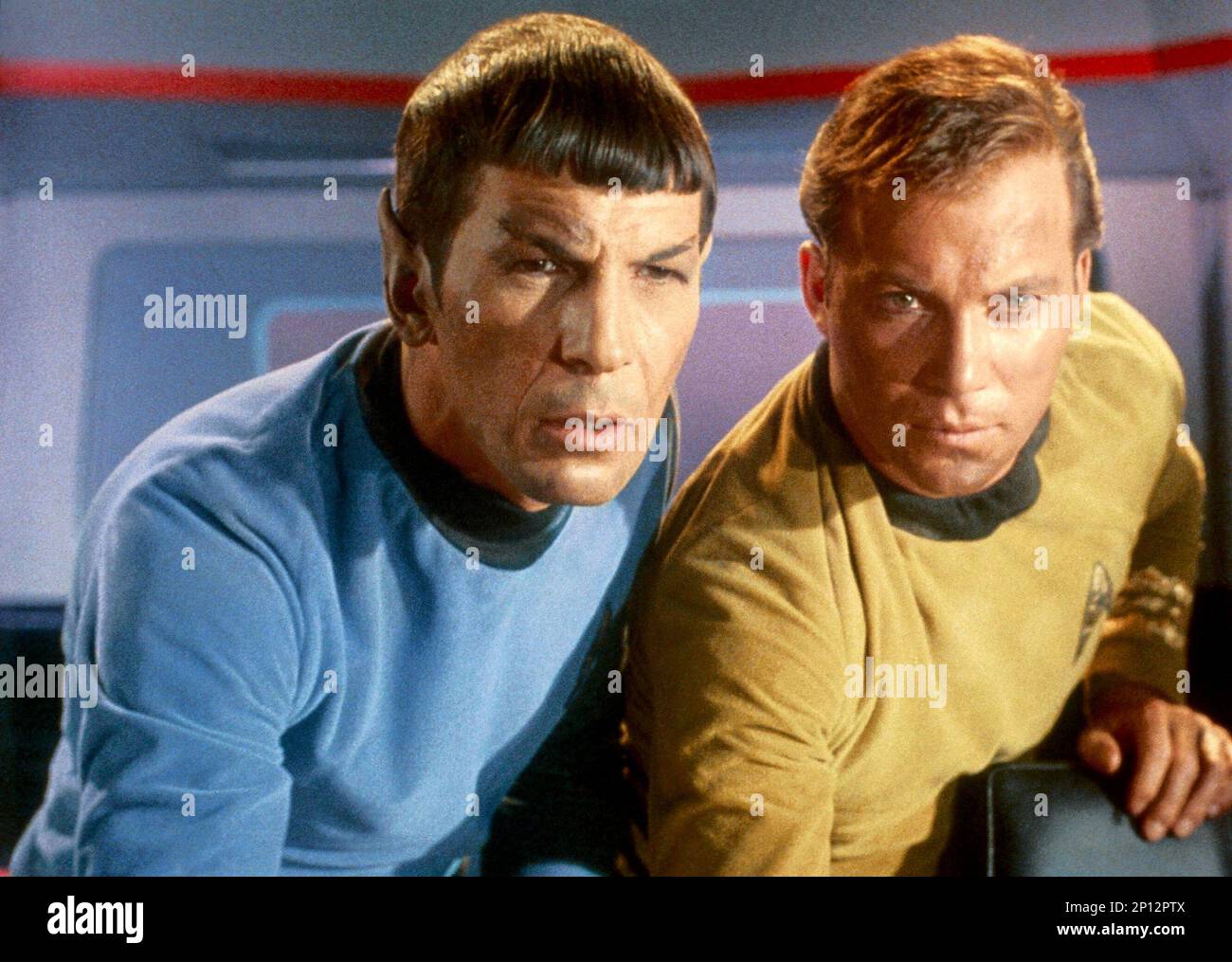 Star Trek Captin Kirk & Spock Stock Photo