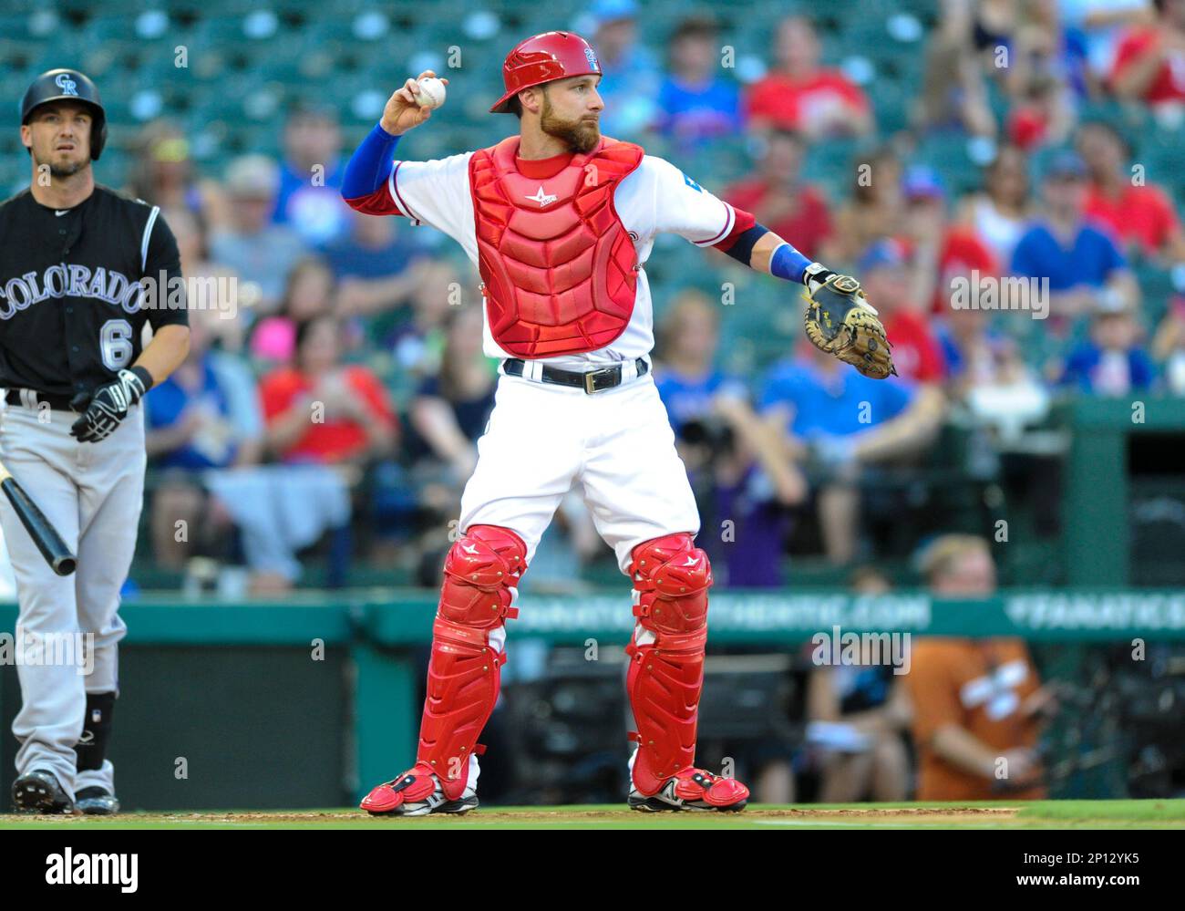Aug 10, 2016: Texas Rangers catcher Jonathan Lucroy #25 during an MLB ...