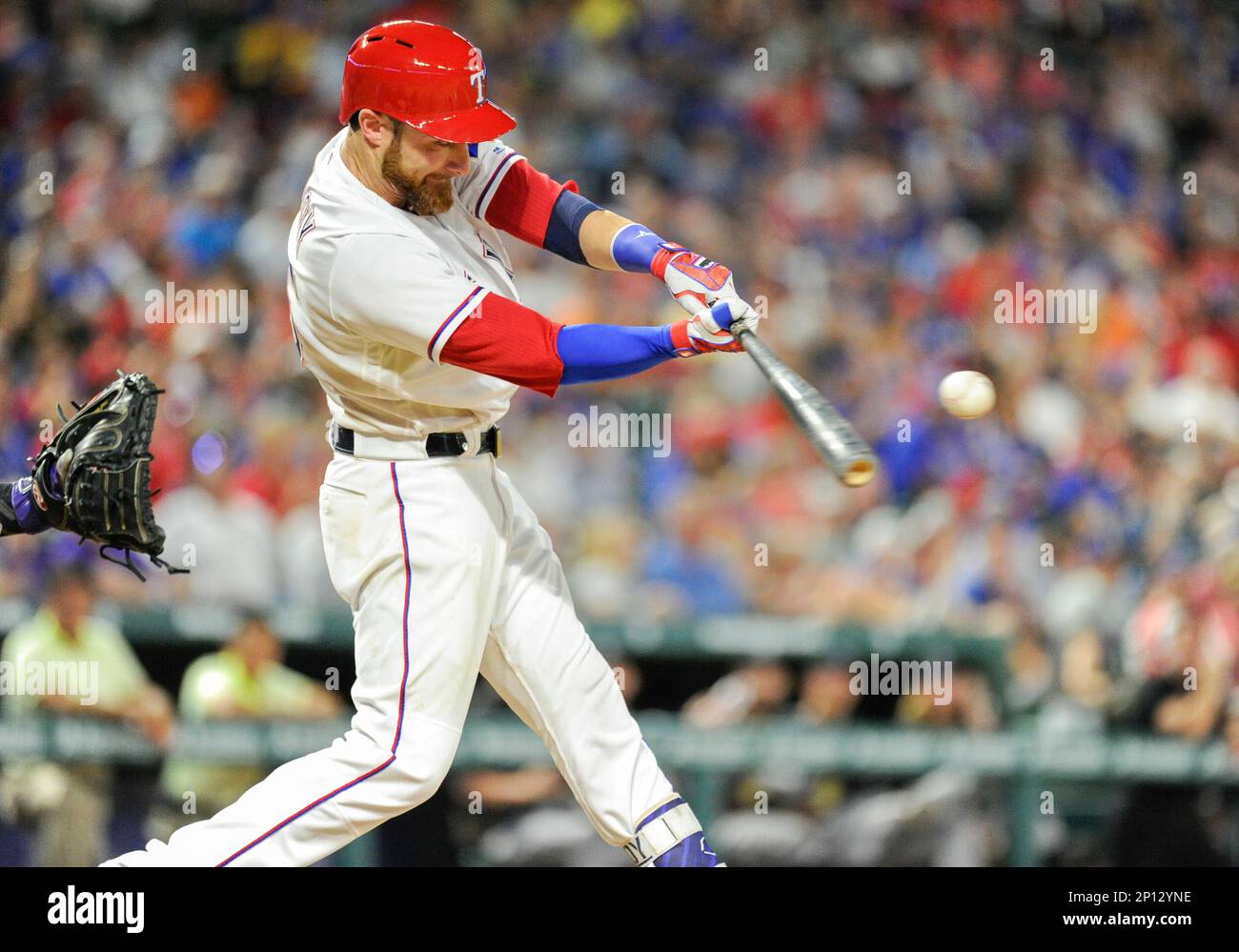 Aug 10, 2016: Texas Rangers catcher Jonathan Lucroy #25 during an MLB ...