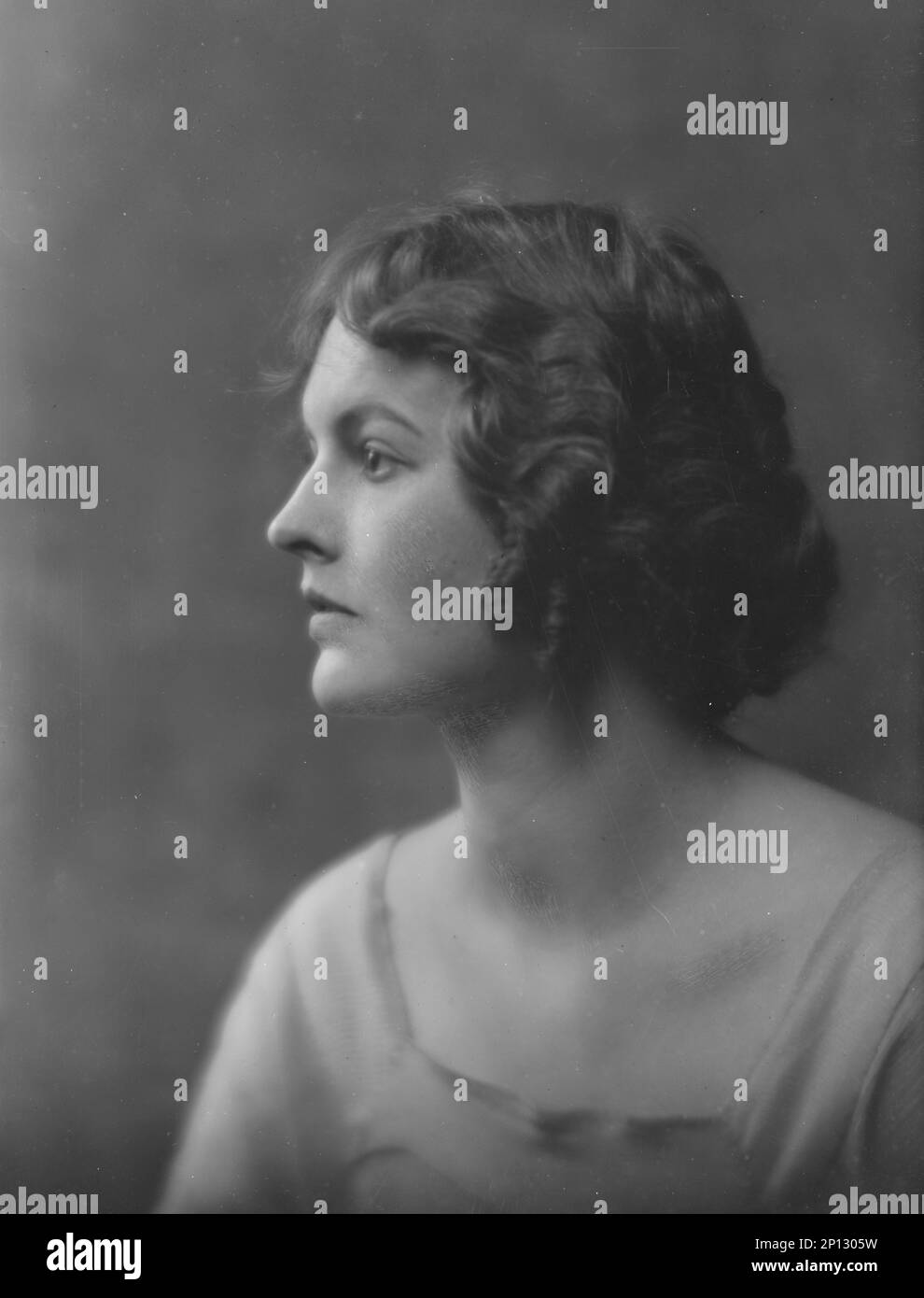 Unidentified woman, portrait photograph, between 1911 and 1942. Stock Photo