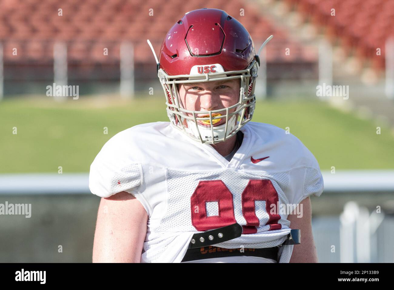 08 AUG 2016: Southern California defensive end Connor Murphy (90) in