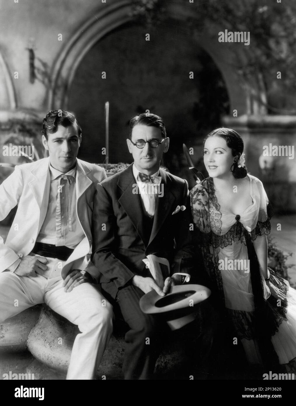 Gary Cooper, John Cromwell, Fay Wray, "The Texan" (1930) Paramount