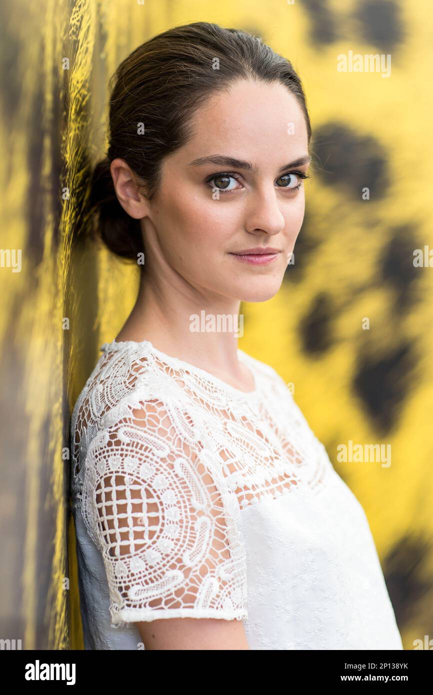 French actress Noemie Merlant poses during a photocall for the film