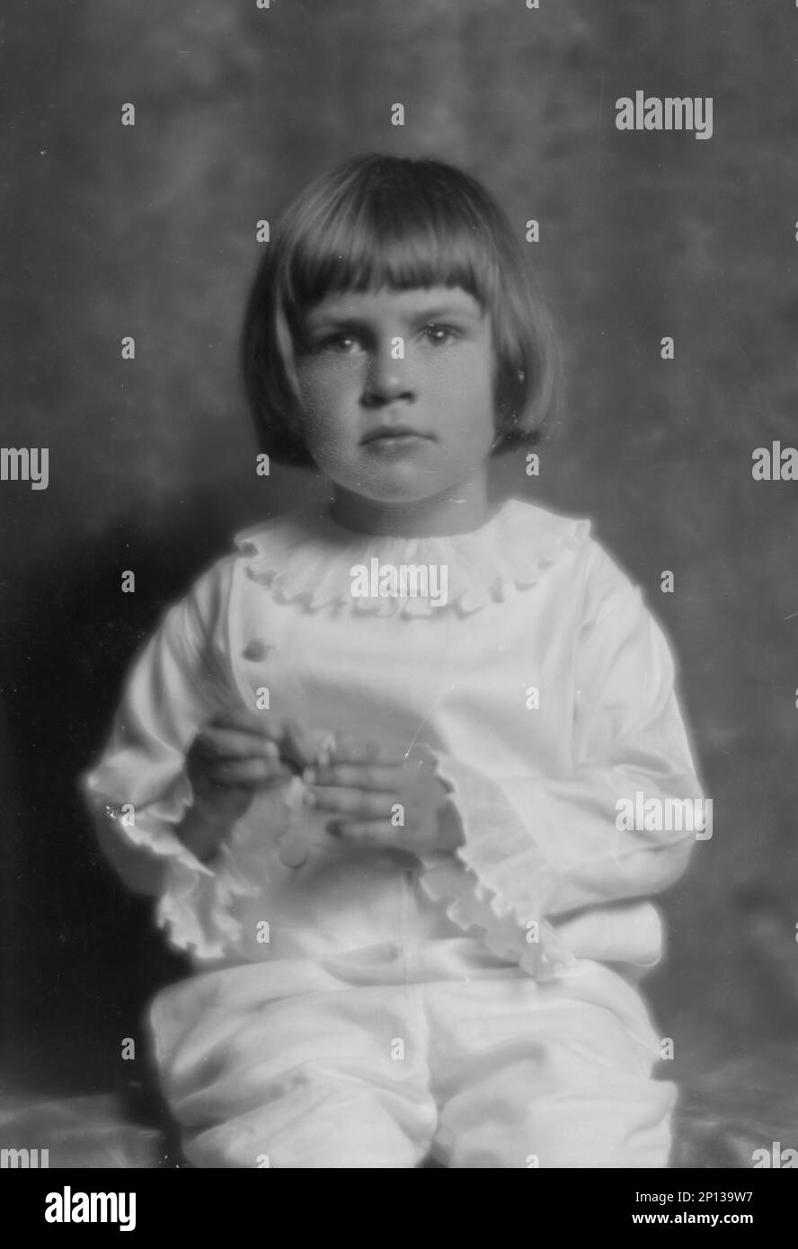 Rumsey, Charles Cary, Mrs., child of, portrait photograph, 1914 May 11. Stock Photo