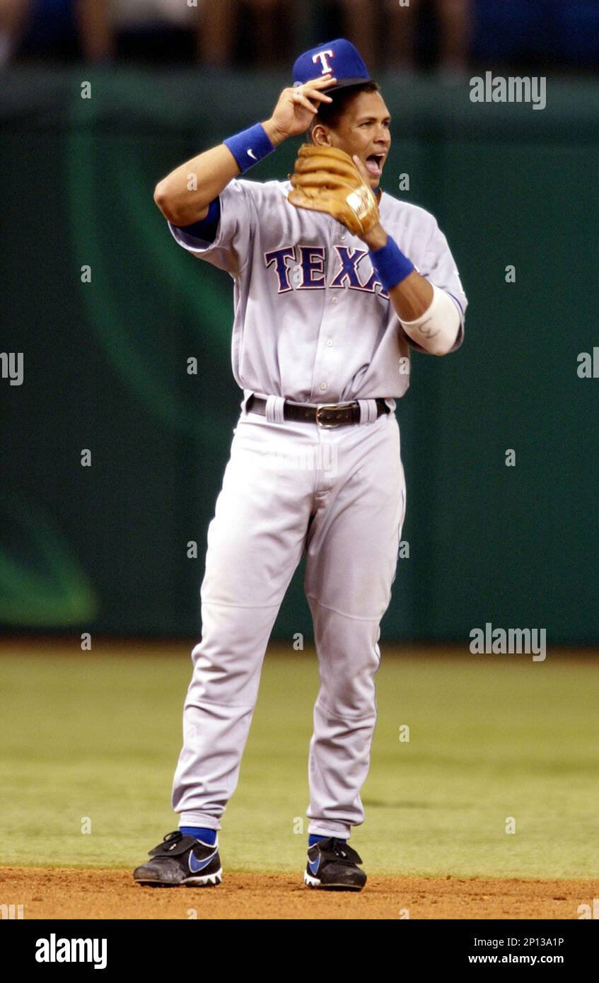 Texas Rangers shortstop Alex Rodriguez July 17, 2000 at Texas Rangers shortstop Alex Rodriguez July 17, 2000 at