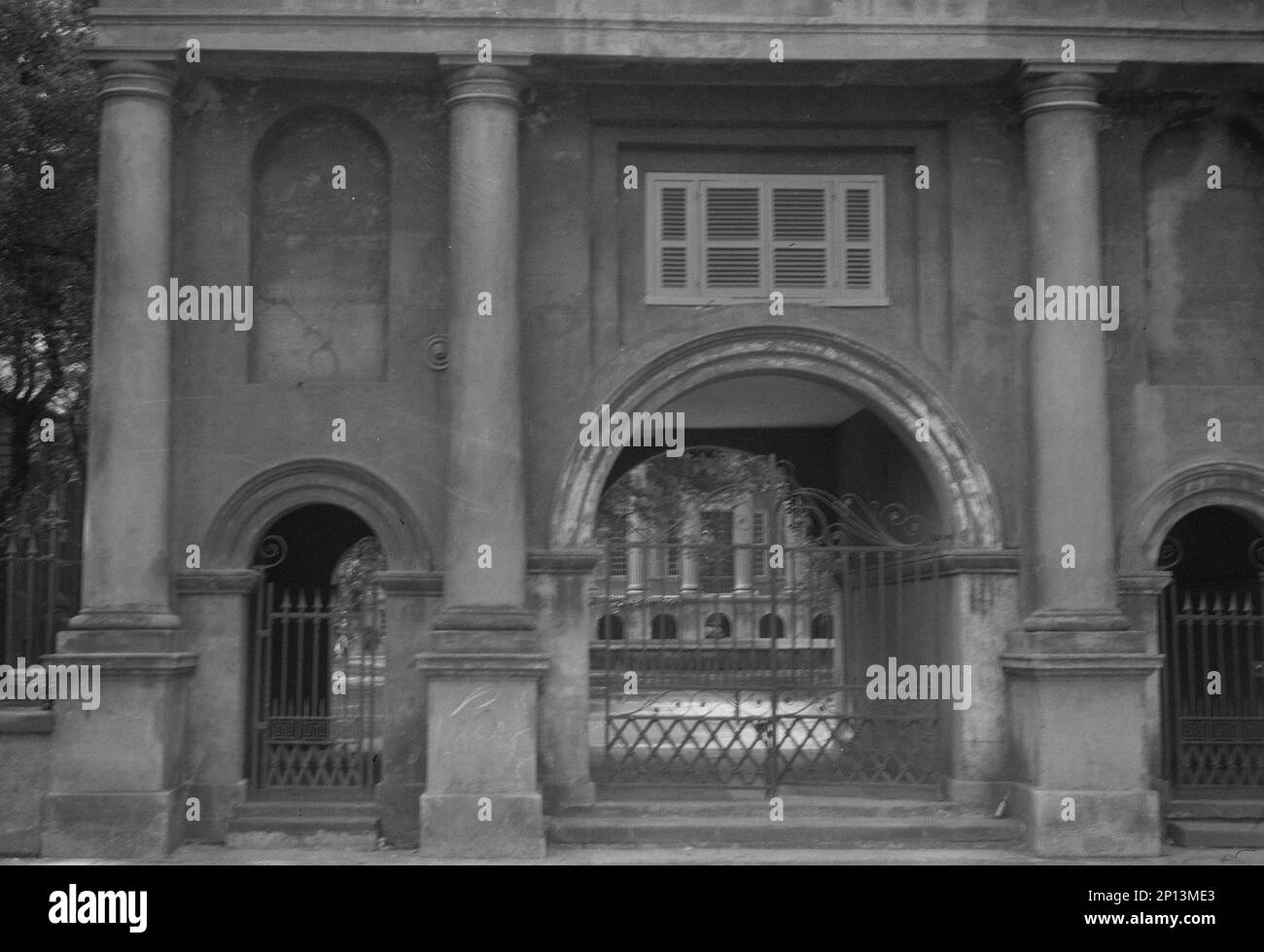 Three arched gateways, [College of Charleston, Porter's Lodge, 66 ...