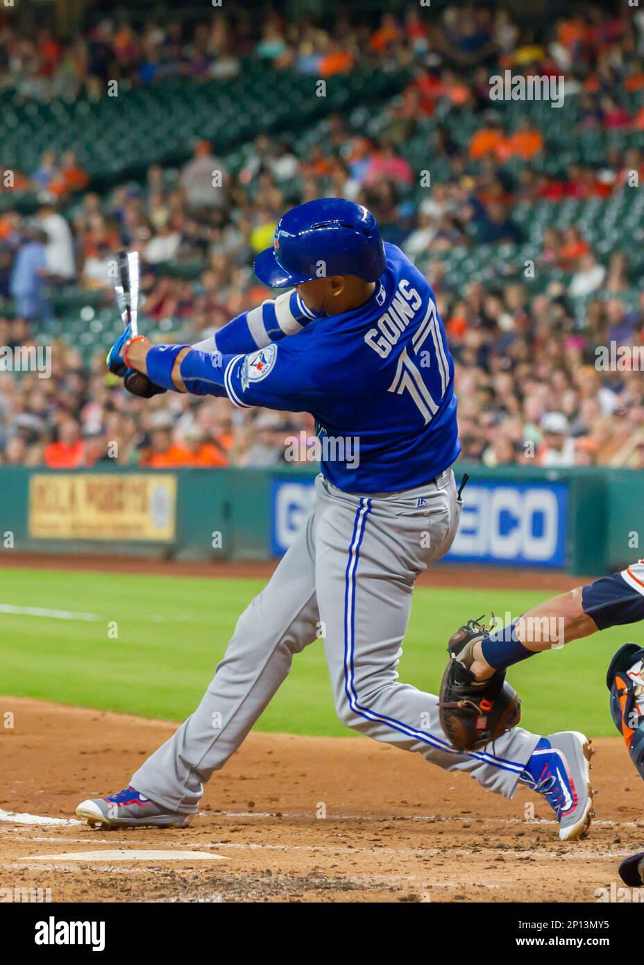 01 August 2016: Toronto Blue Jays second baseman Ryan Goins (17