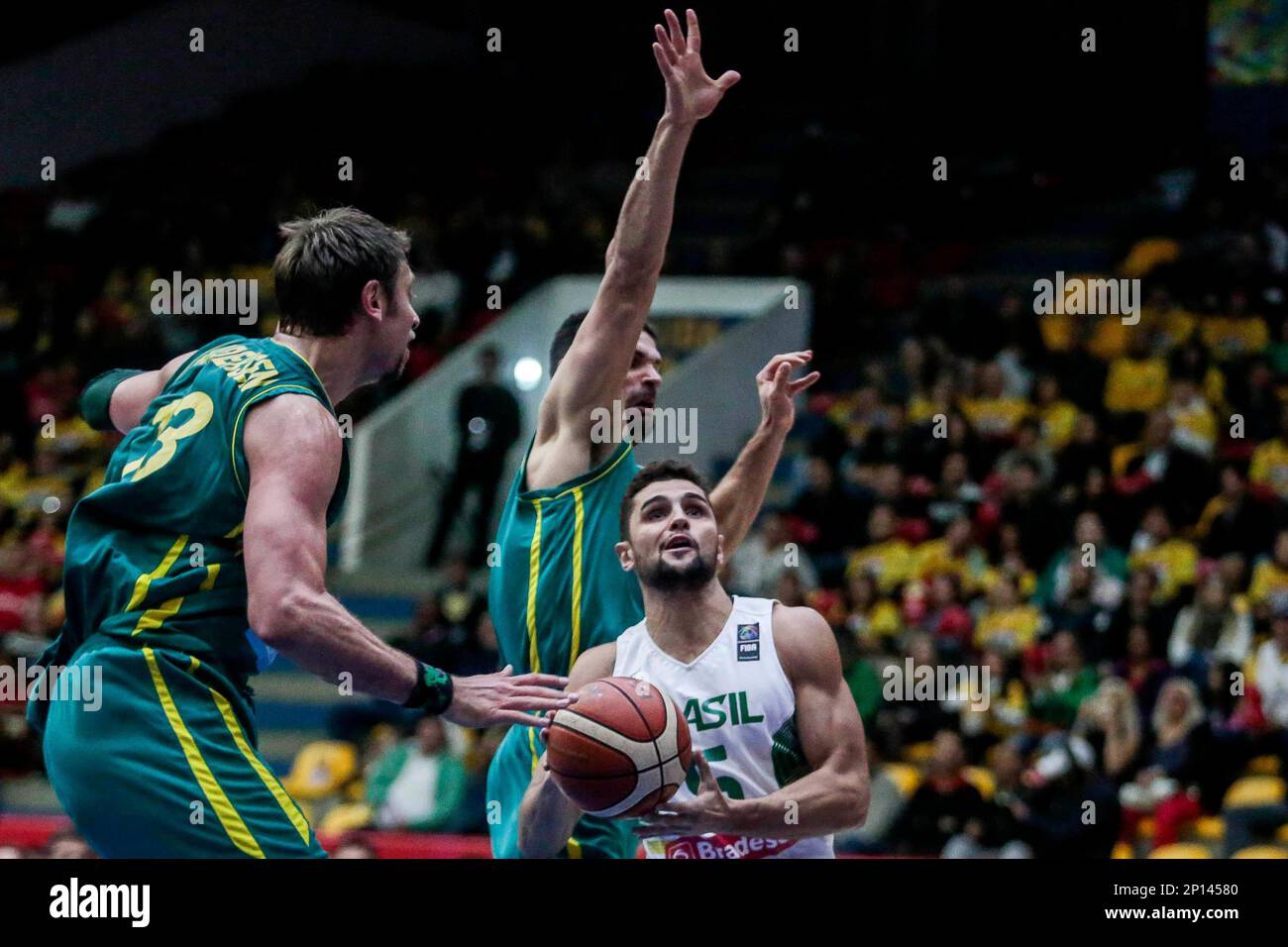 SAO PAULO - SP - 28/7/16 - BASQUETE/AMISTOS BRASIL X AUSTRALIA