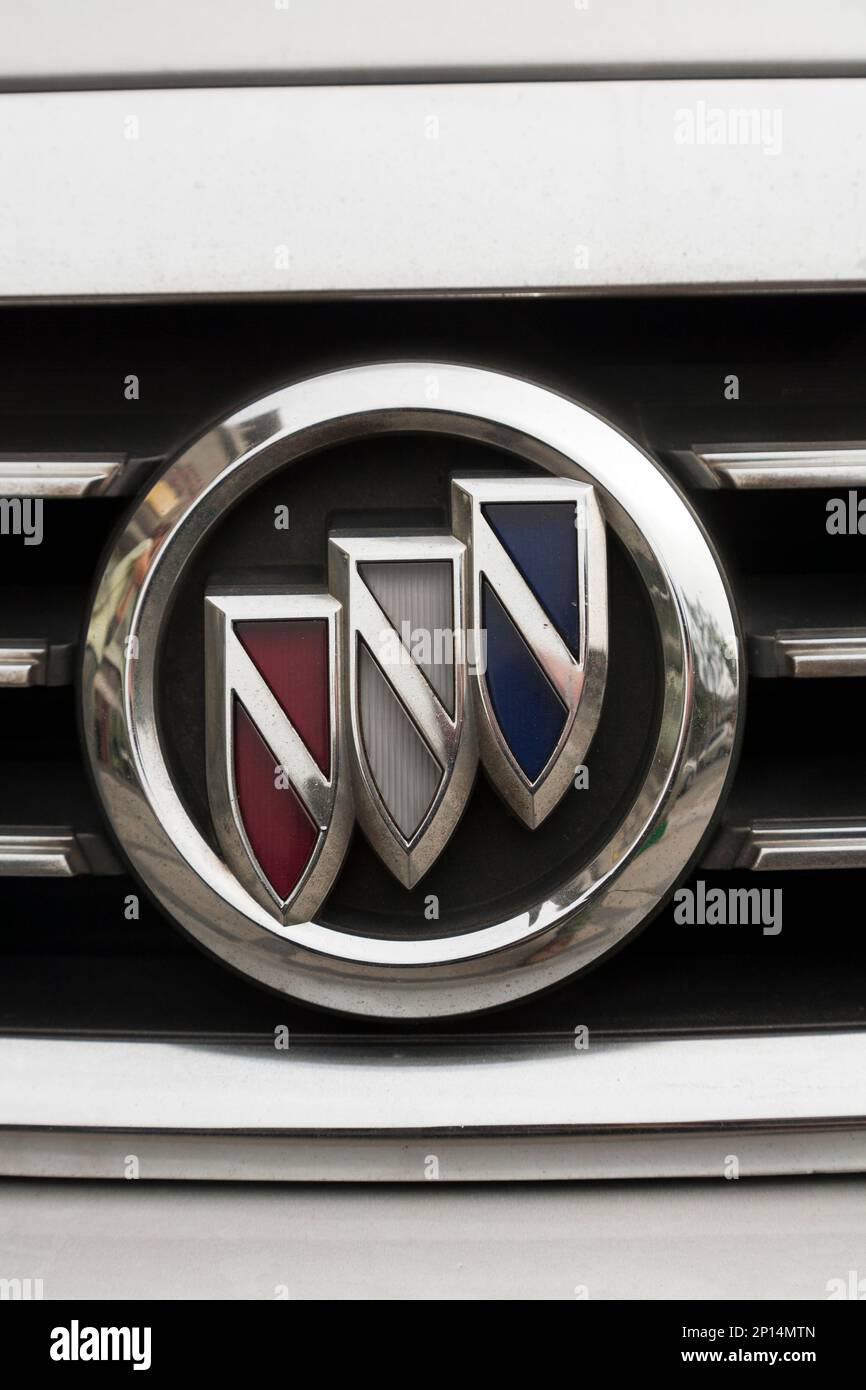 Radiator grille badge of the Buick company (owned by GM General Motors