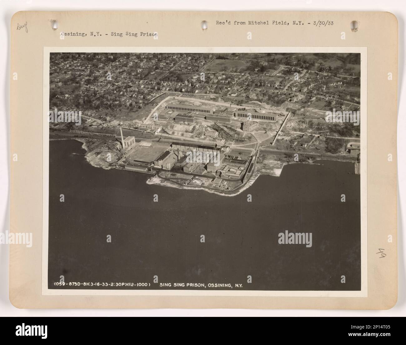 New York Ossining, Aerial Photograph Stock Photo Alamy