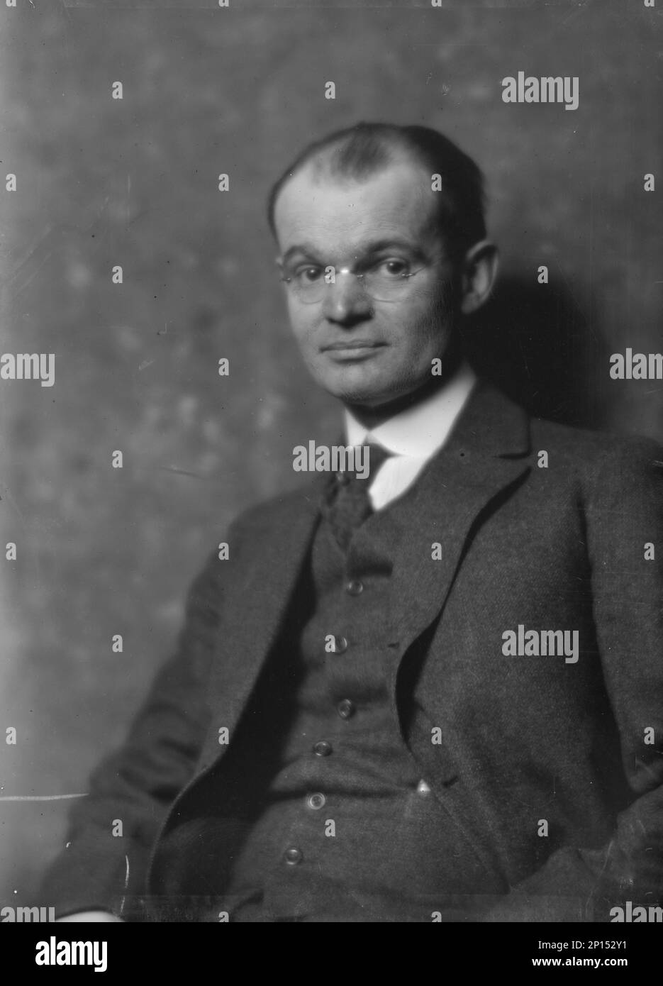 Mr. Clarence Budington Kelland, portrait photograph, 1917 Dec. 13. American writer. Stock Photo