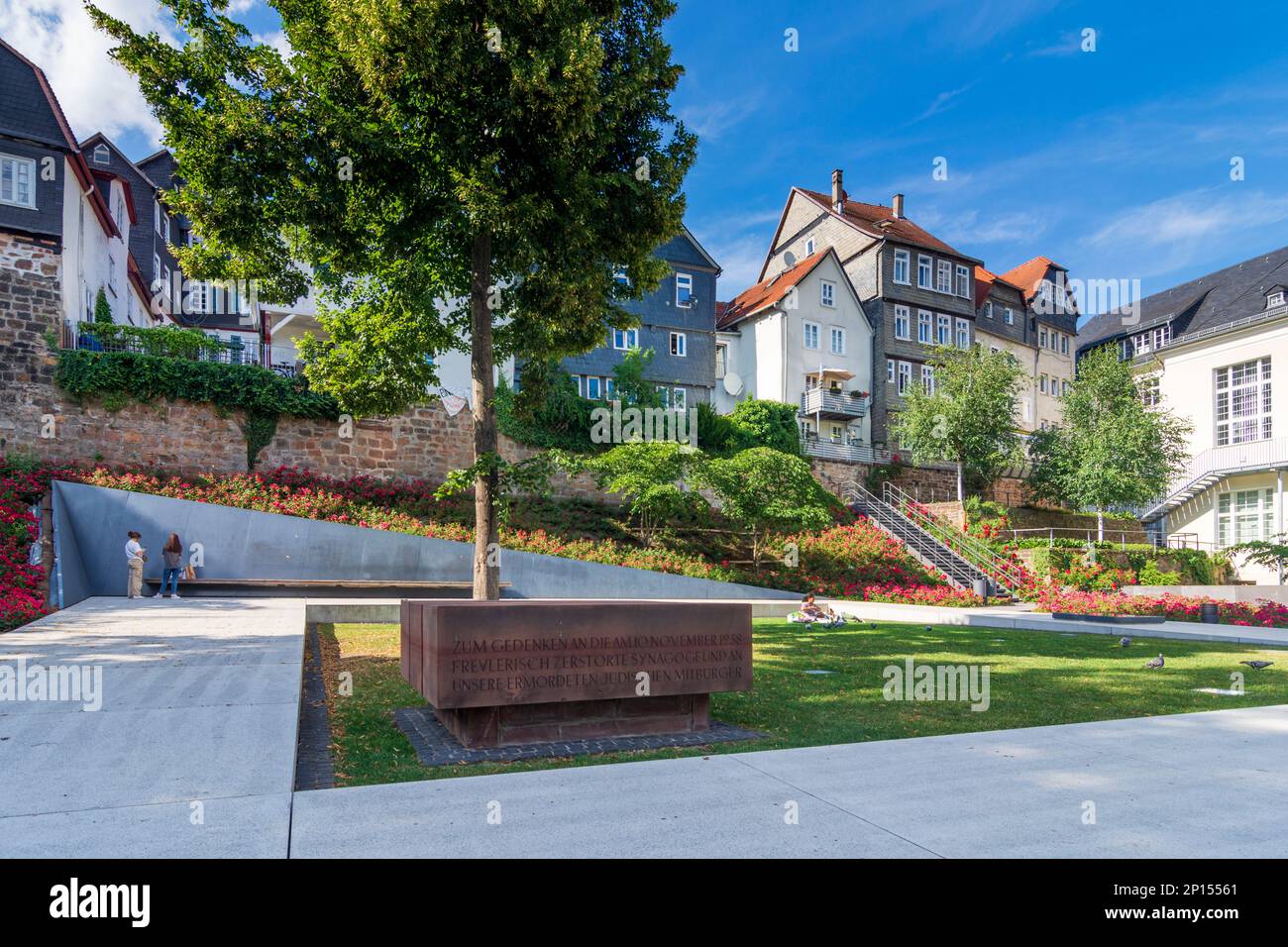 Marburg „Garten des Gedenkens“. (“Garden of Remembrance”) is located