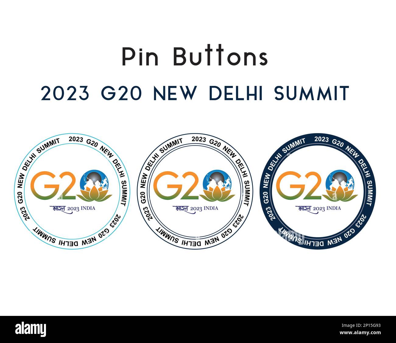 G20 2023 Stock Vector Images Alamy