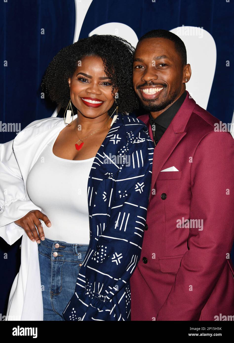 HOLLYWOOD, CALIFORNIA - MARCH 02: (L-R) Kelly Jenrette and Melvin