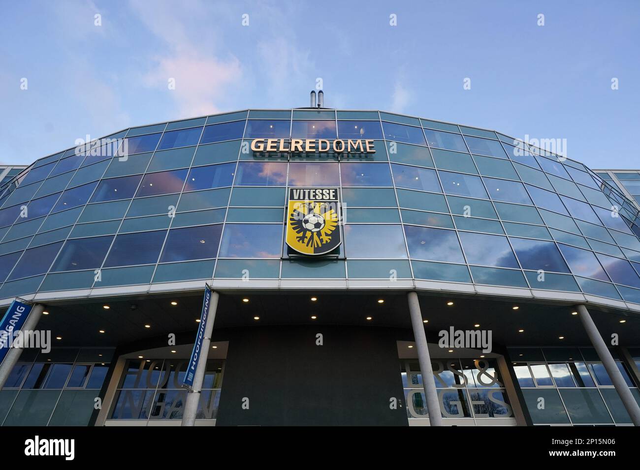 Netherlands. 03rd Mar, 2023. ARNHEM, NETHERLANDS - MARCH 3: Outside view of the GelreDome home stadium of Vitesse prior to the Eredivisie match between Vitesse and AZ at the GelreDome on March 3, 2023 in Arnhem, Netherlands (Photo by Rene Nijhuis/Orange Pictures) Credit: Orange Pics BV/Alamy Live News Stock Photo