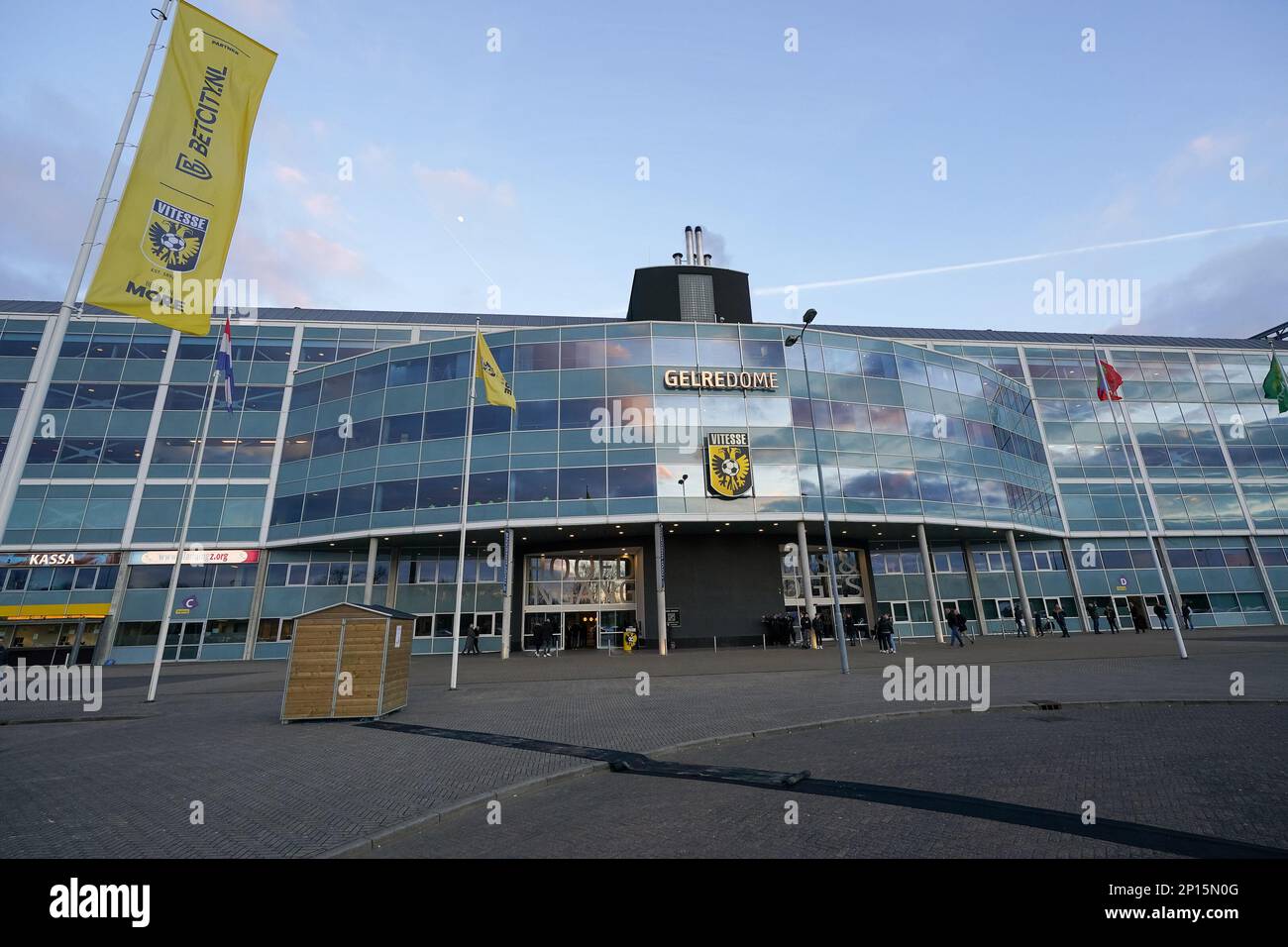 Netherlands. 03rd Mar, 2023. ARNHEM, NETHERLANDS - MARCH 3: Outside view of the GelreDome home stadium of Vitesse prior to the Eredivisie match between Vitesse and AZ at the GelreDome on March 3, 2023 in Arnhem, Netherlands (Photo by Rene Nijhuis/Orange Pictures) Credit: Orange Pics BV/Alamy Live News Stock Photo