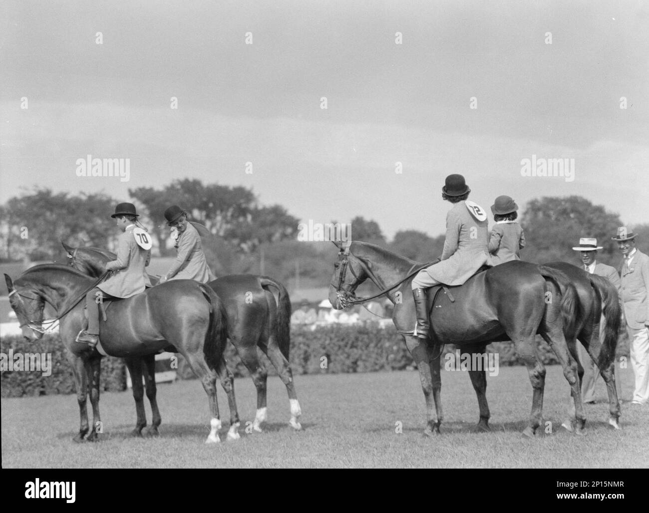 East Hampton horse show, 1934 Stock Photo Alamy