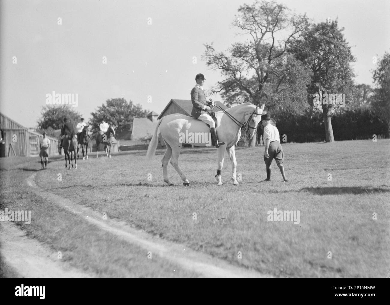 East Hampton horse show, 1936 Stock Photo Alamy