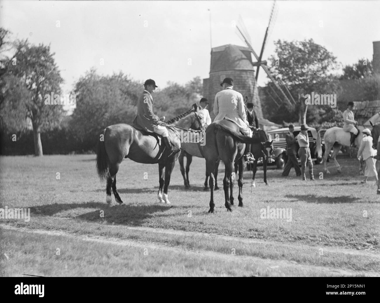 East Hampton horse show, 1936 Stock Photo Alamy