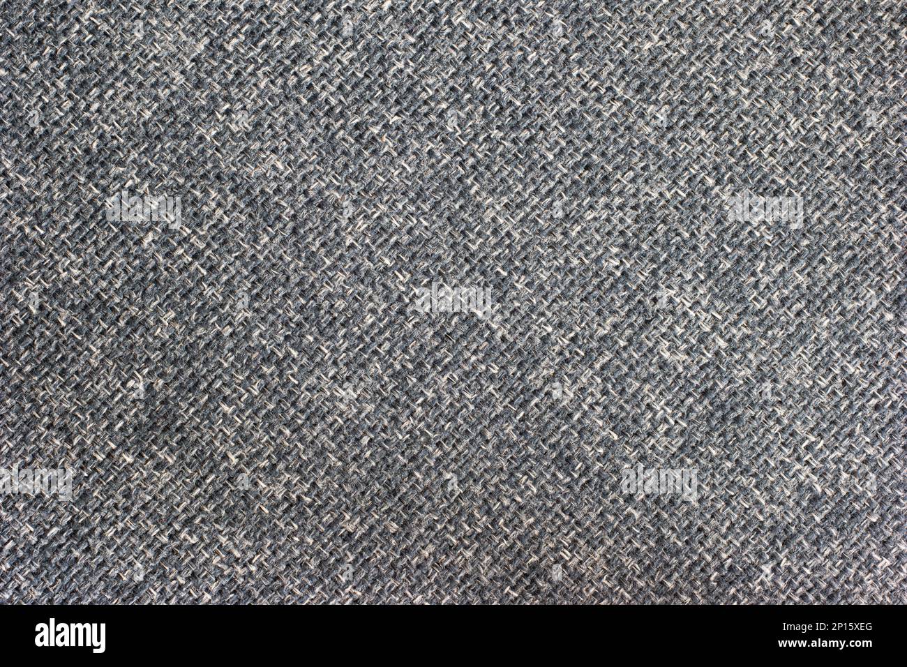 Grey cloth fabric background texture macro top view. Stock Photo