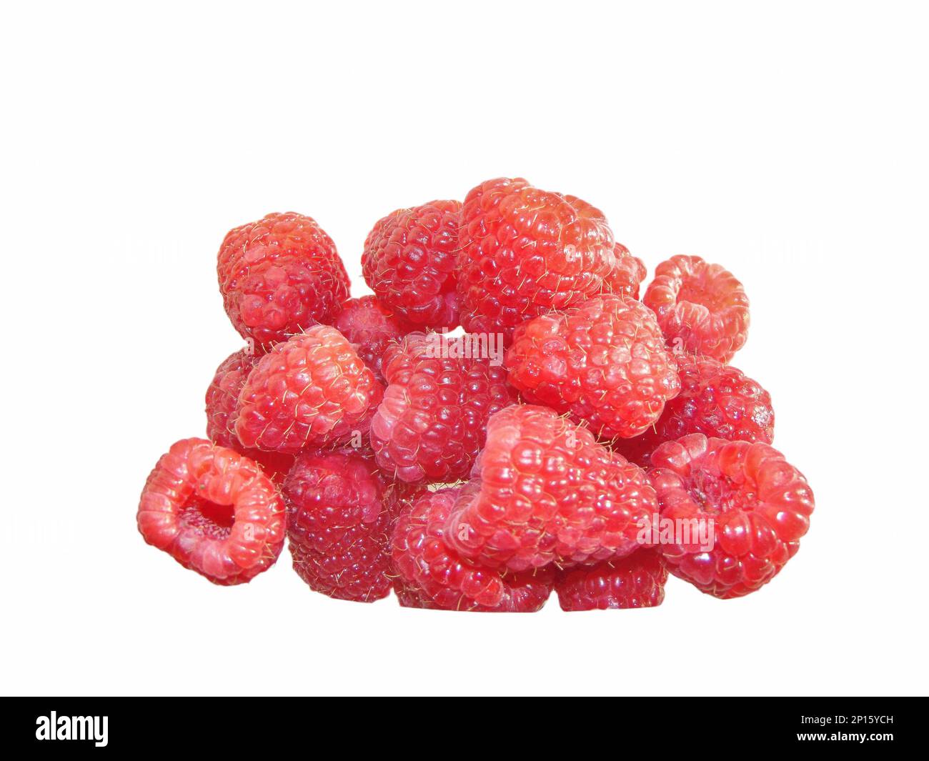 Group of fresh raspberry isolated on white background Stock Photo Alamy