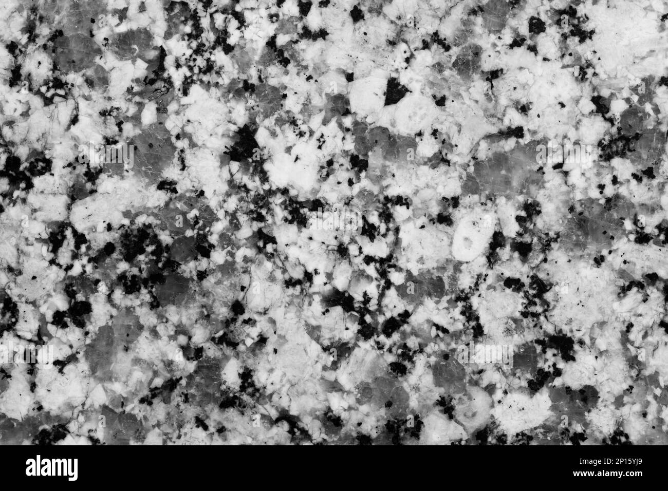 Granite marbled table-top black and white background texture Stock ...